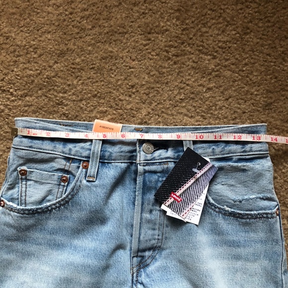 New [ Levi’s ] 501 straight crop selvedge jeans - Picture 5 of 8